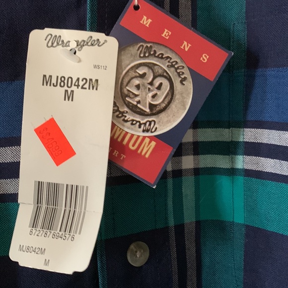 Wrangler 20 X western shirt. Size M - Picture 2 of 5